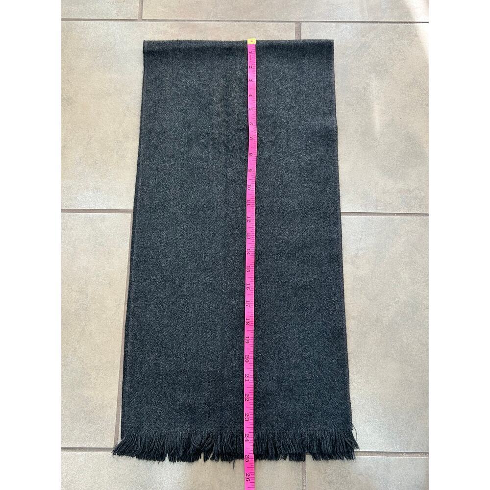 Men's or Women's Soft Black Knit Scarf - Picture 2 of 5
